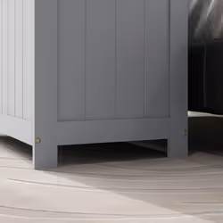 HOMCOM Storage Chest with 2 Safety Hinges, Storage Bench for Living Room - Additional view 7