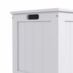 HOMCOM Storage Chest with 2 Safety Hinges, Storage Bench for Living Room - Additional view 4
