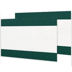 Outsunny 3x2m Side Panels with Large Window, for 3(m) Long Pergola, Green