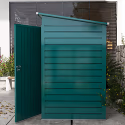 Outsunny 8 x 4FT Metal Garden Storage Shed with Double Doors, Green - Additional view 6