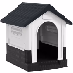PawHut Dog Kennel for Outside, for XS Dogs, 64.5 x 57 x 66cm, Grey - Additional view 8