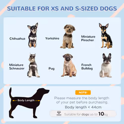 PawHut Dog Kennel for Outside, for XS and S Dogs, 80 x 69 x 76cm, Grey