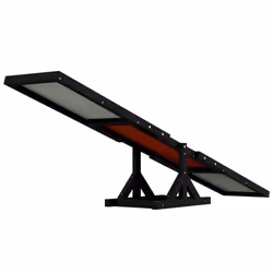 PawHut Wooden Pet Seesaw for Big Dogs with Anti-Slip Surface, Black - Additional view 7