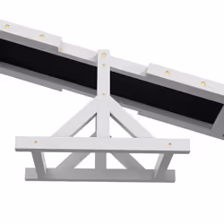 PawHut Wooden Pet Seesaw for Big Dogs with Anti-Slip Surface, White - Additional view 6