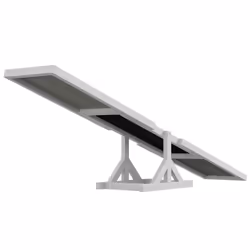PawHut Wooden Pet Seesaw for Big Dogs with Anti-Slip Surface, White - Additional view 7