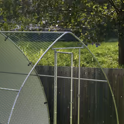 PawHut Walk-In Chicken Run w/ Cover, for 8-12 Chickens, 3 x 3.8 x 2.2m - Additional view 6