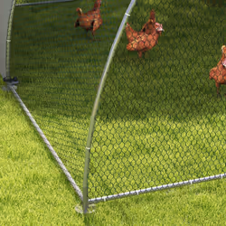 PawHut Walk-In Chicken Run w/ Cover, for 8-12 Chickens, 3 x 3.8 x 2.2m - Additional view 7