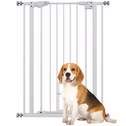 PawHut Extra Tall Dog Gate with Cat Door Auto Close for Stairs 74-80 cm Wide - Additional view 8