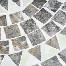 Outsunny Mosaic Side Table Bistro Coffee Table for Garden Patio Balcony Grey - Additional view 5