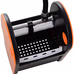 HOMCOM Mop Bucket on Wheels w/ Carry Handle, Mop Holder for Household Orange - Additional view 7