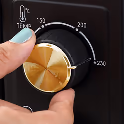 HOMCOM Mini Oven 16L Countertop Oven w/ Adjustable Temp Timer 1400W, Black - Additional view 4