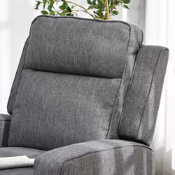 HOMCOM Electric Armchair, Fabric Recliner Chair with USB Port, Charcoal Grey - Additional view 6
