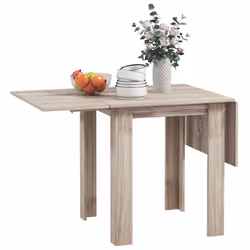 HOMCOM Folding Dining Table Extendable Kitchen Table Drop Leaf Table for 2-4 - Additional view 8