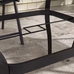 Outsunny Garden Dining Table w/ Umbrella Hole, Dining Table for 4, Brown - Additional view 8