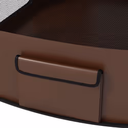 PawHut Portable Dog Pen for Puppies, Rabbits, Kittens, Guinea Pigs - Brown - Additional view 7