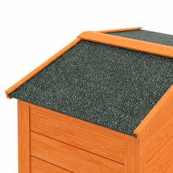 PawHut Wooden Rabbit Hutch with Run, Ramp, Slide-Out Tray - Additional view 5