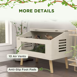 PawHut Reptile Terrarium, 111L Snake Vivarium with Tempered Glass Windows - Additional view 5