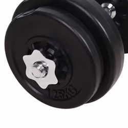 HOMCOM Dumbbell and Barbell Set with 65kg Adjustable Weights, for Home Gym - Additional view 6