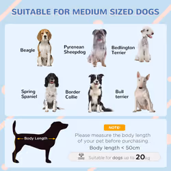 PawHut Dog Kennel Outdoor Dog House w/ Removable Floor, for Medium Dogs