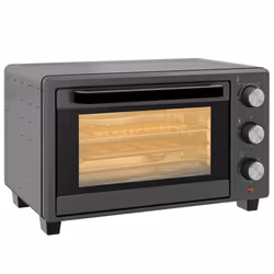 HOMCOM Mini Oven 21L Electric Grill w/ Adjustable Temp Timer 1400W, Grey - Additional view 8