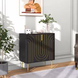 HOMCOM Freestanding Storage Cabinet with Adjustable Shelf for Living Room - Additional view 6
