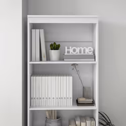HOMCOM 180cm Tall Bookshelf Free Standing Storage Shelf Unit with Storage White - Additional view 5