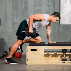 HOMCOM 20KG Adjustable Dumbbells Weight Set Hand Weight for Body Fitness