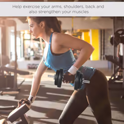 HOMCOM 20KG Adjustable Dumbbells Weight Set Hand Weight for Body Fitness - Additional view 5
