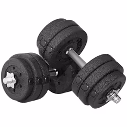 HOMCOM 30KG Adjustable Dumbbells Weight Set Hand Weight for Body Fitness - Additional view 8