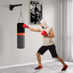 SPORTNOW 5-Length Adjustable Punch Bag Bracket for Boxing, Punching Training