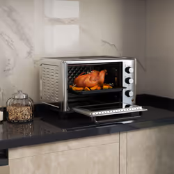 HOMCOM 30L Mini Oven with Adjustable Temperature, 60 Min Time 1600W, Silver - Additional view 8