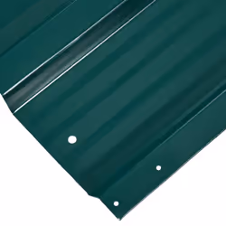 Outsunny Pack of 12 Metal Roofing Sheets for Greenhouse, Green - Additional view 6