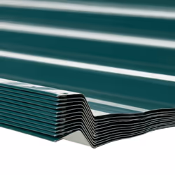 Outsunny Pack of 12 Metal Roofing Sheets for Greenhouse, Green - Additional view 7