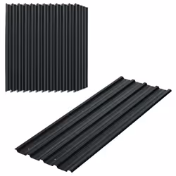Outsunny Pack of 12 Metal Roofing Sheets for Greenhouse, Dark Grey - Additional view 8