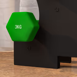 SPORTNOW Hex Dumbbells Set with Dumbbells Rack, 2 x 1kg, 2 x 2kg, 2 x 3kg - Additional view 7