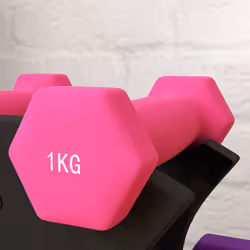 SPORTNOW Hex Dumbbells Set with Dumbbells Rack, 2 x 1kg, 2 x 2kg, 2 x 3kg - Additional view 8