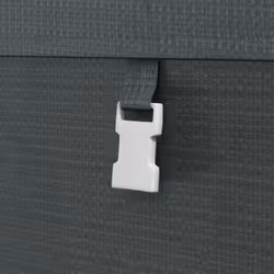 Outsunny 1.2 x 1.8m Portable Garden Shed for Motorbikes, Garden Tools, Bikes - Additional view 7
