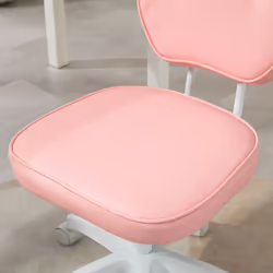 Vinsetto Vanity Task Chair with Adjustable Height, Armless, Pink - Additional view 6