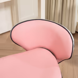HOMCOM Office Chair Beauty Salon Rolling Technician Stool Chair Pink - Additional view 6