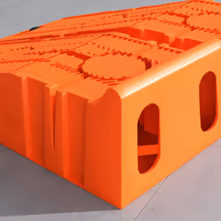 DURHAND 2.5 Ton Plastic Car Lifting Ramps Automotive Vehicle Garage, Orange - Additional view 4
