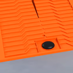 DURHAND 2.5 Ton Plastic Car Lifting Ramps Automotive Vehicle Garage, Orange - Additional view 5