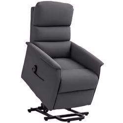 HOMCOM Power Lift Recliner Electric Reclining Chair with Remote Dark Grey - Additional view 8