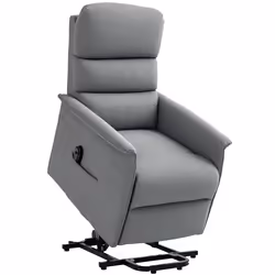 HOMCOM Power Lift Recliner Electric Reclining Chair with Remote Grey - Additional view 8