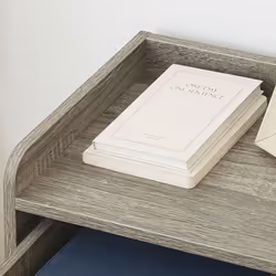 HOMCOM Floating Nightstand Set of 2, Nightstand with Drawer, Grey - Additional view 7