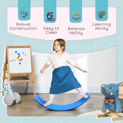 ZONEKIZ Balance Board, Kids Wobble board for 3-6 Years, Dark Blue - Additional view 4