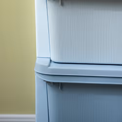 HOMCOM Kids Storage Unit Toy Box Vertical Dresser with Six Drawers - Blue - Additional view 7