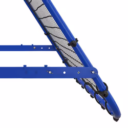 HOMCOM Rebounder Net Kids Adults Football Training Aid Adjustable Blue - Additional view 5