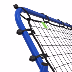 HOMCOM Rebounder Net Kids Adults Football Training Aid Adjustable Blue - Additional view 6