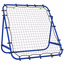 HOMCOM Rebounder Net Kids Adults Football Training Aid Adjustable Blue - Additional view 8