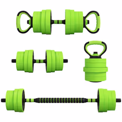 SPORTNOW Weight Dumbbells Set, Barbell, Kettlebell, Push Up Stand, 30kg